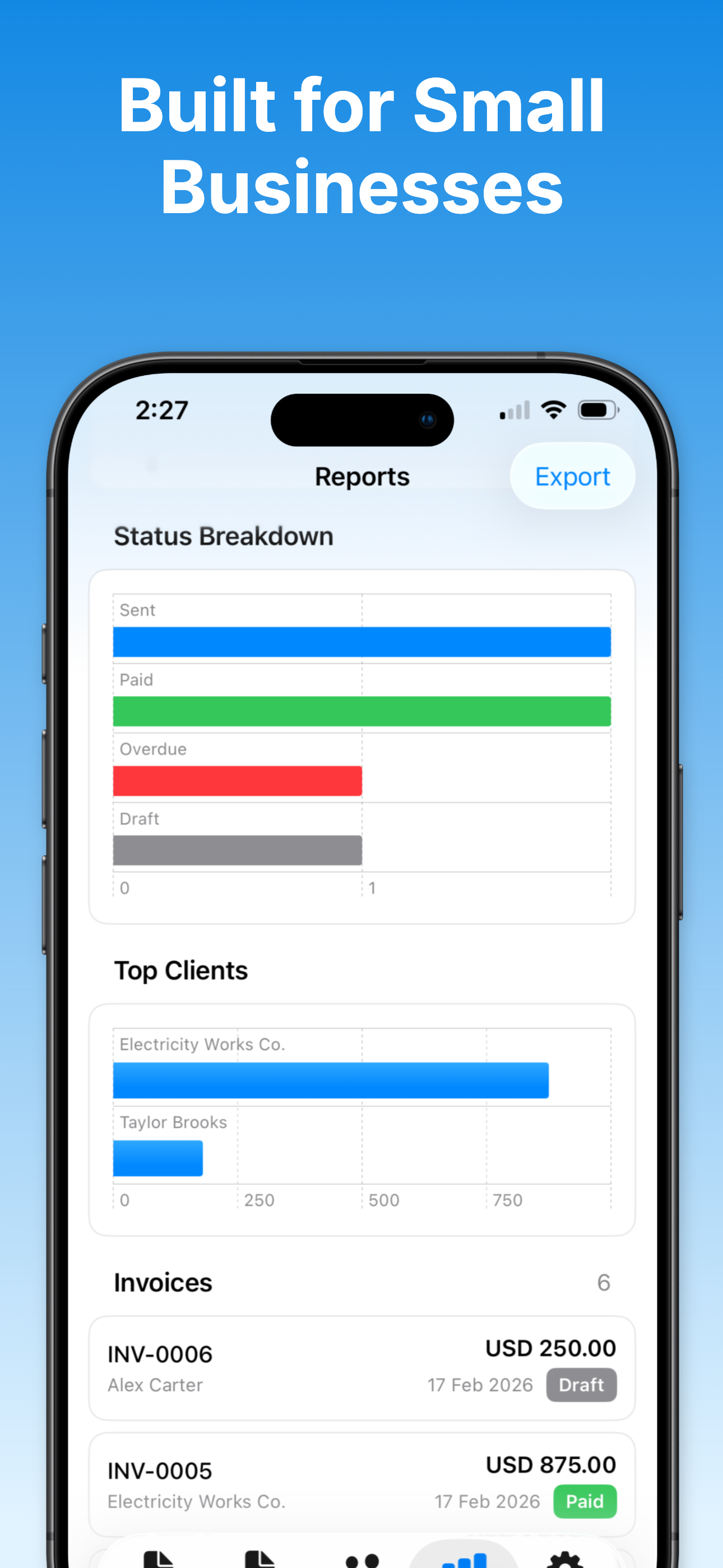 BettaInvoice app screenshot 05