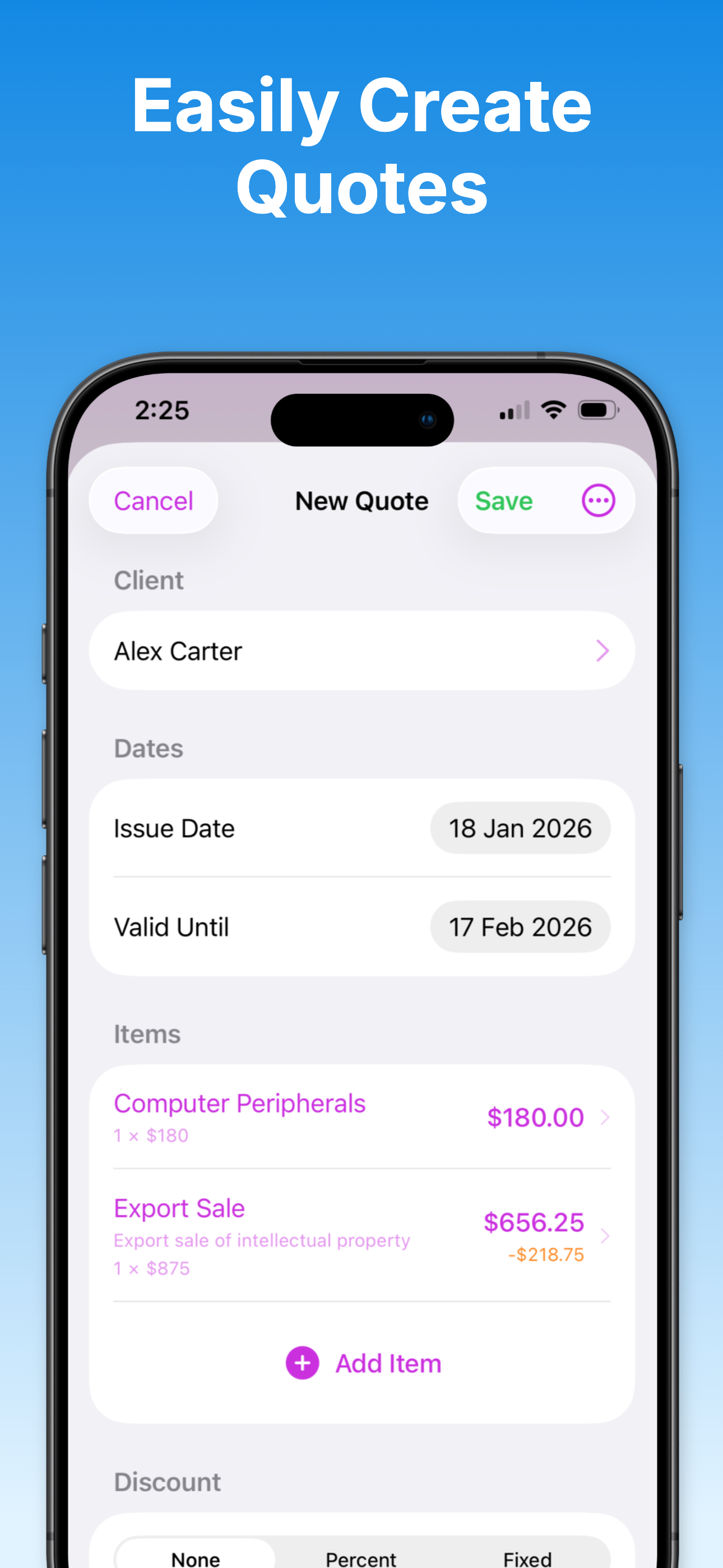 BettaInvoice app screenshot 06