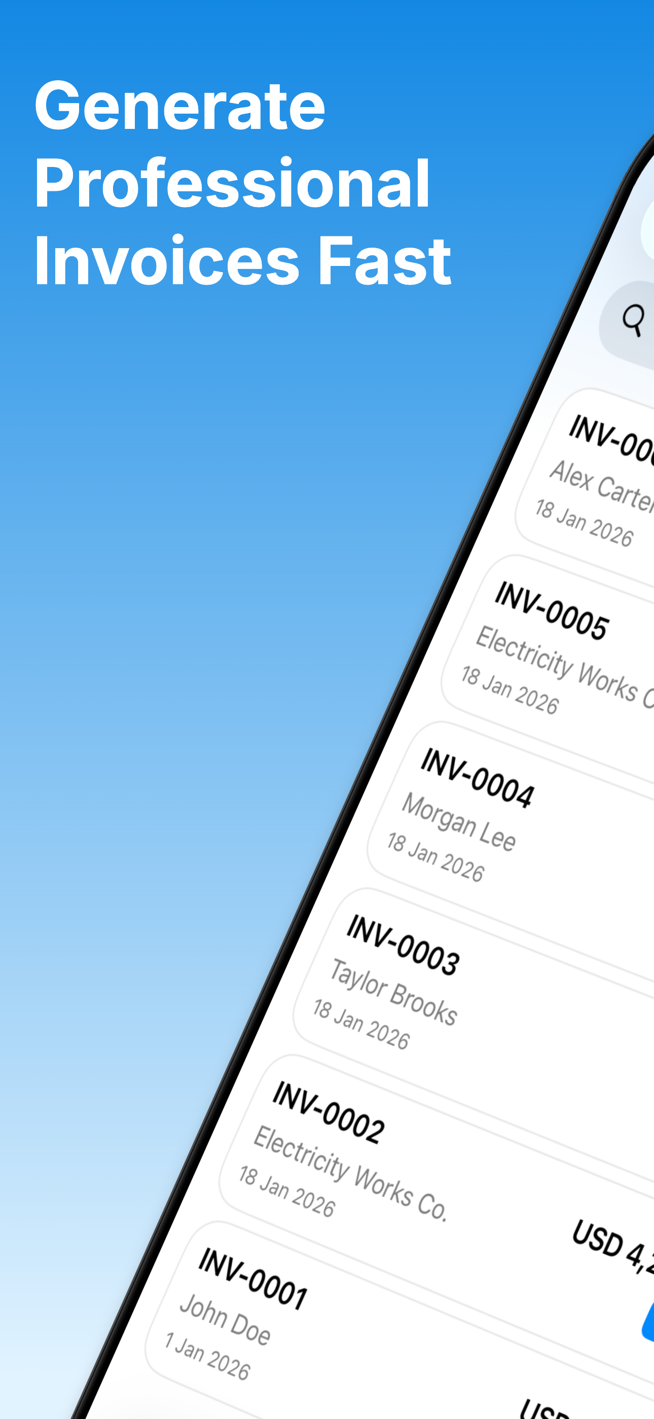 BettaInvoice app screenshot 07